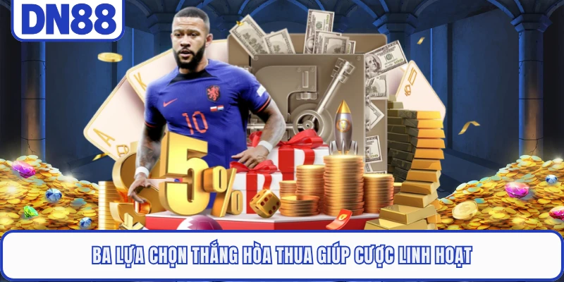 Kèo Châu Âu DN88 - Kinh Nghiệm Giúp Chọn Cửa Sáng Giá Nhất 2 Ba lựa chọn thắng hòa thua giúp cược linh hoạt