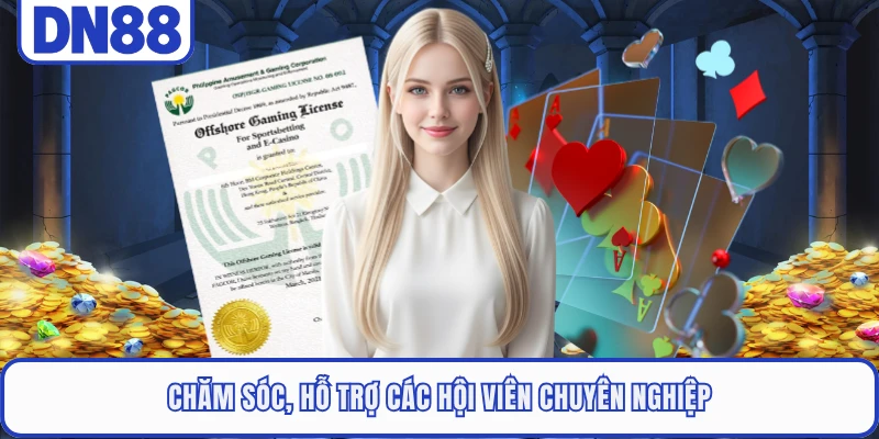 Giấy Phép Hoạt Động DN88 4 Chăm sóc, hỗ trợ các hội viên chuyên nghiệp