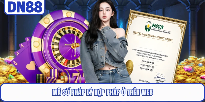 Giấy Phép Hoạt Động DN88 3 Mã số pháp lý hợp pháp ở trên web
