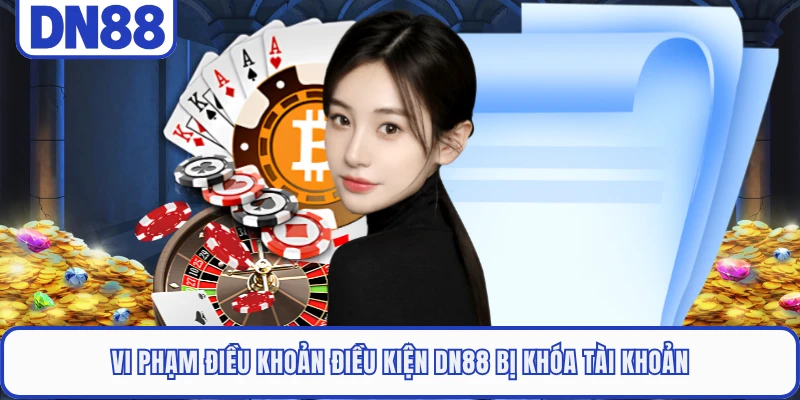 Điều Khoản Điều Kiện DN88 5 Vi phạm điều khoản điều kiện DN88 bị khóa tài khoản